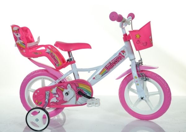 Dino Bikes 124RL-UN, Bysykkel, Barn, Hunkjønn, Rett opp, 30,5 cm (12"), Stål