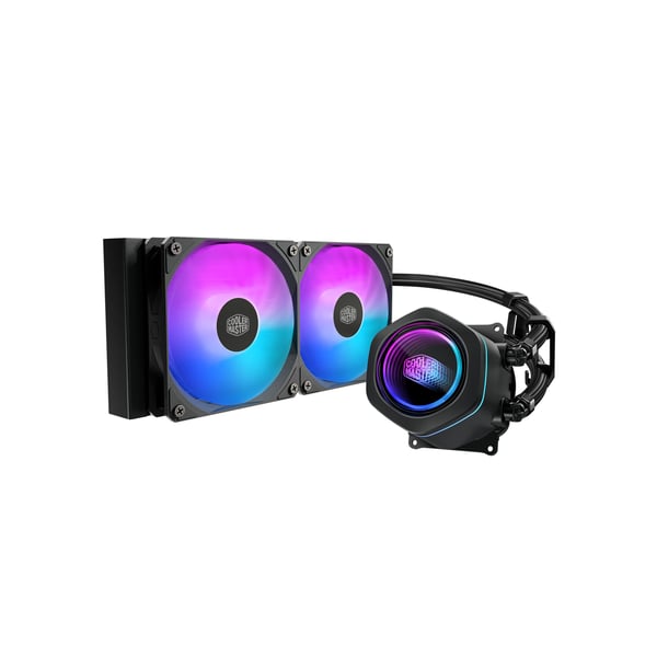 Cooler Master MasterLiquid Core Nex 240 ARGB - Kylsystem med vätska till processorn - Elementstorlek: 240 mm - (för: LGA1851, LGA1700, LGA1200, LGA...