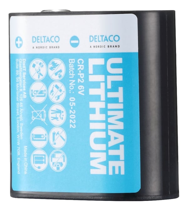 DELTACO Ultimate - Batteri CR-P2 - Li - blå