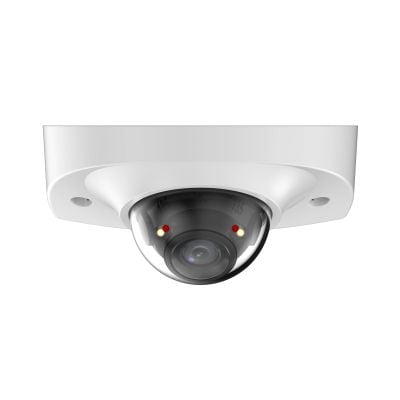 Dahua Technology WizSense IPC-HDBW2449F-AS-IL-0280B, IP-sikkerhetskamera, Utendørs, Koblet med ledninger (ikke trådløs), Tak/vegg/stang, Hvit, Kuppel
