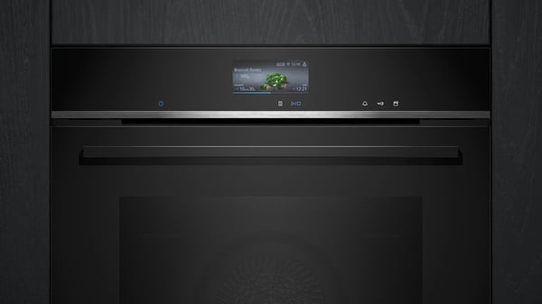 Siemens iQ700 HS736G1B2 höyryuuni 71 l A+ 56 cm, musta