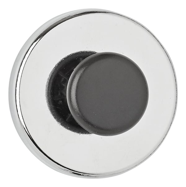 MAUL 6154996, Perinteinen nuppi, Musta, Metallinen, Terästä, 51 mm, 51 mm, 24,5 mm