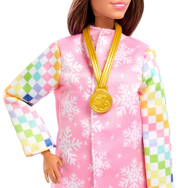 Barbie Career Deluxe Snowboarder docka JKF78, 10+ tillbehör