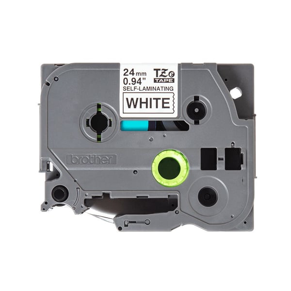 Brother TZe-SL251 - Selv-adhesiv - svart på hvitt - Rull (2,4 cm x 8 m) 1 kassett(er) laminert teip - for P-Touch PT-D800W, PT-E550WSP, PT-E550WVP