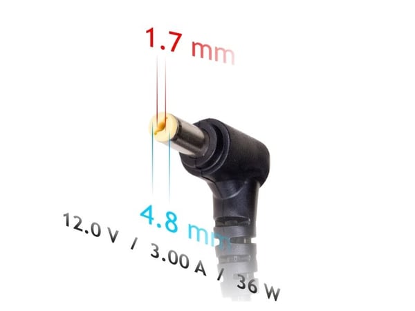 Akyga Dedicated Series AK-ND-49 - Strømadapter - AC 100-250 V - 36 watt - svart