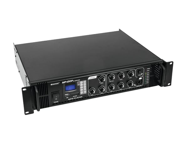 Omnitronic 80709621, 120 W, A/B, 0,5%, 85 dB, 16 O, 80 - 14000 Hz