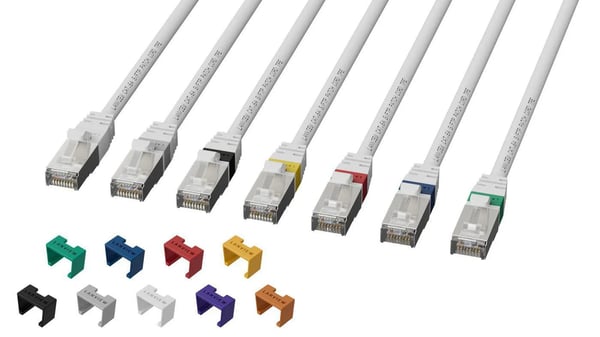 Lanview SmartClicks - Cable color coding clips - vit (paket om 20)