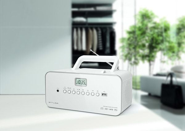 Muse M-28RDW, Digitalt, FM, MW, 522 - 1620 kHz, Spiller, CD, CD-R, CD-RW, Next, Forrige, Gjenta alt, Repeter en