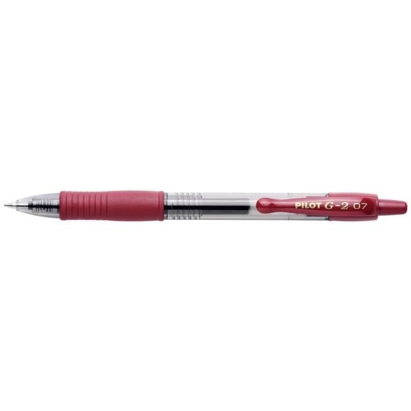Gelpen Pilot G-2 medium rød (stk.)