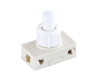 Bachmann 924.137, Painikekytkin, 1P, Valkoinen, 250 V