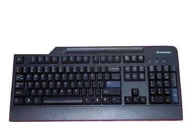 Lenovo FRU41A5063, Full størrelse (100 og), Koblet med ledninger (ikke trådløs), PS/2, Sort