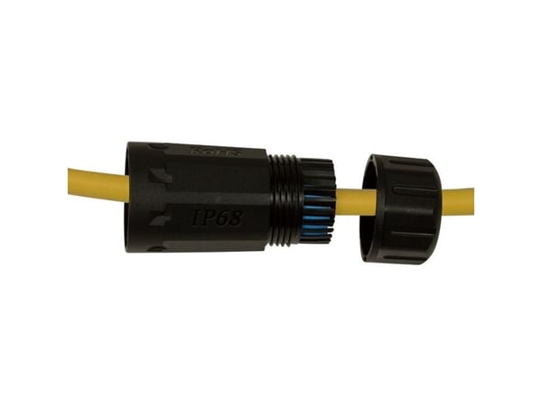 LogiLink NP0084, RJ-45, Sort, Hunkjønn/Hunkjønn, Rett, Cat6a, S/UTP (STP)
