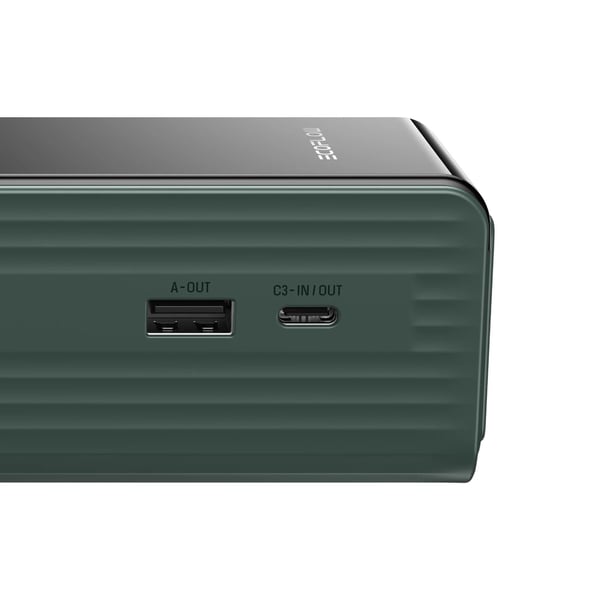 EcoFlow RAPID (25000 mAh, 170 W) – Innebygd kabel – Powerbank – Svart