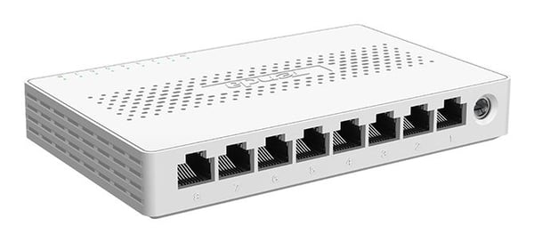 Tenda SM108, 2.5G Ethernet (100/1000/2500), Kan monteres på vegg