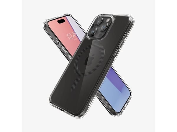 Spigen Ultra Hybrid MagFit, Suojus, Apple, iPhone 15 Pro, 15,5 cm (6.1"), Läpinäkyvä