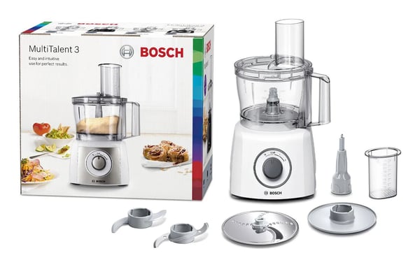Bosch MCM3100W Foodprosessor MultiTalent 3 - 800 W - Hvit