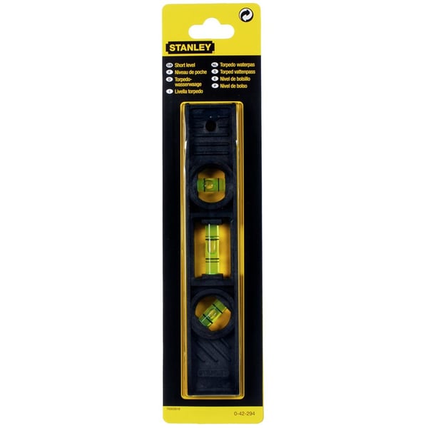 Stanley 0-42-294, 0,2 m, Sort, 2 mm/m, ABS syntetisk, 297,2 mm, 71,1 mm