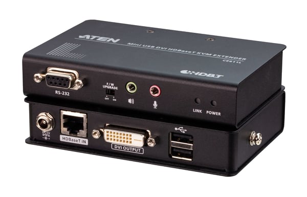 ATEN CE611, Lähetin & vastaanotin, Langallinen, 100 m, Cat6, Cat6a, 1920 x 1200 pikseliä, 1920x1200 1920x1080 1600x1200