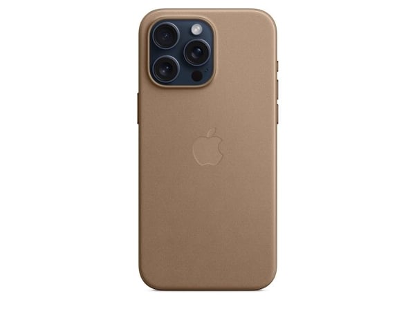 Apple MT4W3ZM/A FineWoven-deksel for iPhone 15 Pro Max med MagSafe, gråbrun