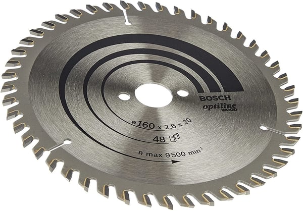 Bosch RUNDSAVKLINGE OPTILINE WOOD 160X20MM 48T 48T