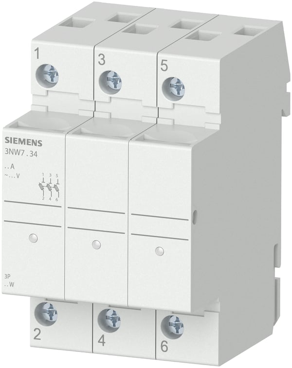 Siemens 3NW7334 3NW7334 Cylindersikringskontakt 20 A 400 V/AC 1 stk 1 stk