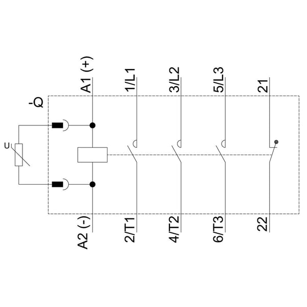 Siemens kytkentäkontaktori 3RT2016-2WB42 1 kpl (3RT20162WB42)