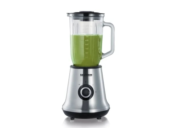 SEVERIN SM 3734 - Mikser - 1 liter - 500 W - børstet rustfritt stål / svart