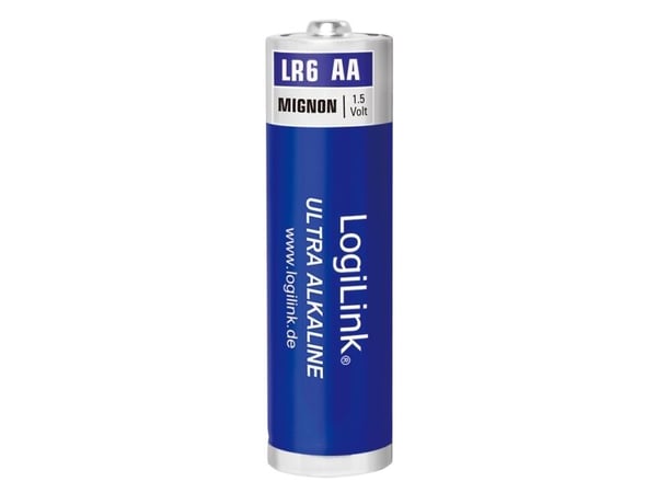 LogiLink LR6F8, Engangsbatteri, AA, Alkalinsk, 1,5 V, 8 stykker, 1700 mAh