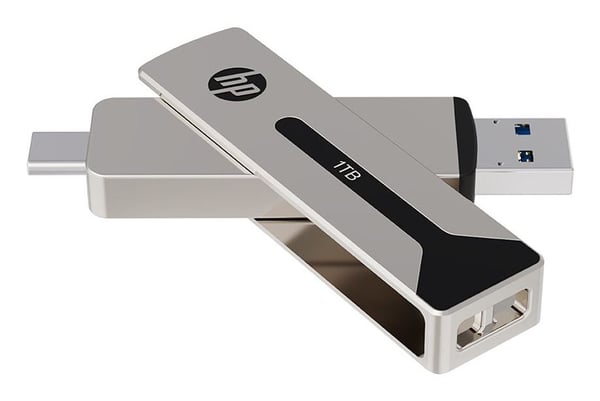 HP 911 Pro - USB-minne - 512 GB - USB 3.2 / USB-C - pärlemornickel