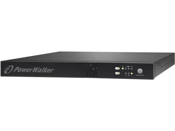 PowerWalker VFI 1000R/1U - UPS (rackversio) - 800 Watt - 1000 VA - 7 At - RS-232, USB - output-stikforbindelser: 3 - 1U - 19" - lajittelu