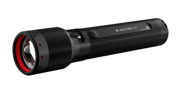 Ledlenser P-Series P7R - Ficklampa - LED - 4-läge - vitt ljus - 6000-7500 K - svart