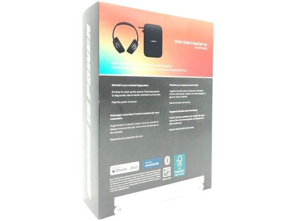 Bose QuietComfort SC - Hodetelefoner med mikrofon - full størrelse - Bluetooth - trådløs, kablet - aktiv støydemping - 2,5 mm jakk - lydisolerende ...