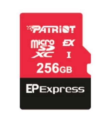 Patriot EP Series - Flashminnekort - 256 GB - Video Class V30 / UHS-I U3 / Class10 - microSDXC UHS-I