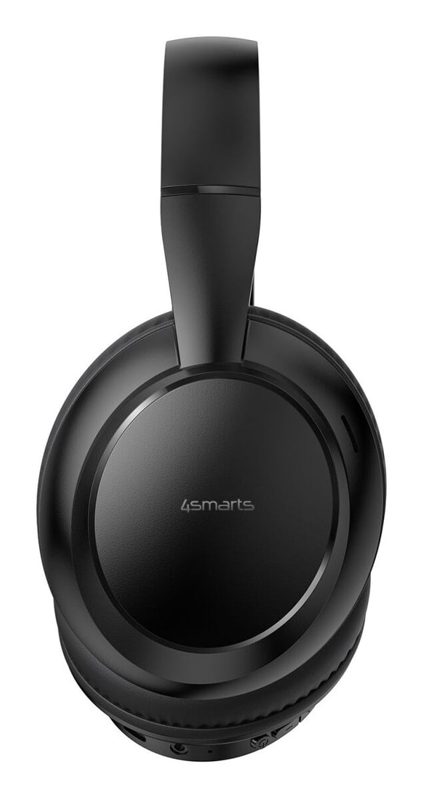 4smarts SkyBuds Wave, Ledning & Trådløs, Samtaler/musikk, 20 - 20000 Hz, 180 g, Hodesett, Sort