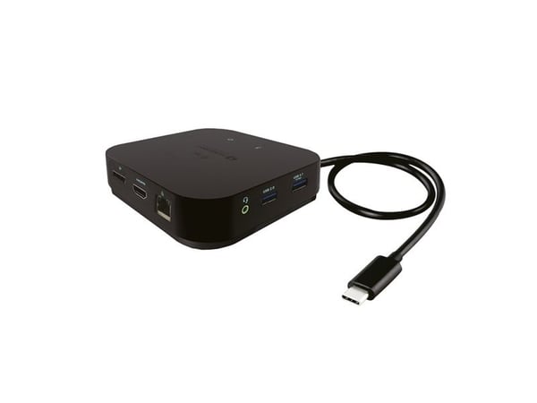 i-Tec Thunderbolt 3 Travel Dock Dual 4K Display + Power Delivery 60W - Dokkingstasjon - USB-C 3.1 / Thunderbolt 3 - HDMI, DP - 1GbE
