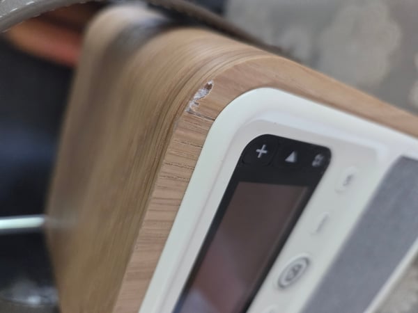 [OUTLET] - VQ Monty, Bärbar, Digital, DAB+, DMB, FM, 10 W, Trä, Extern