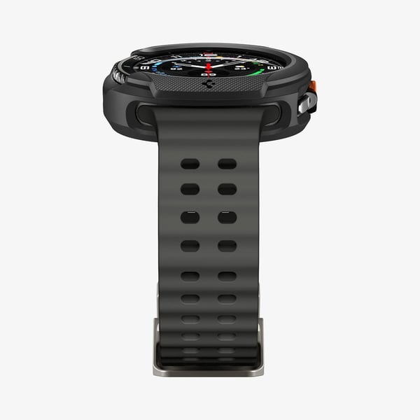 Spigen Liquid Air, Ask, Smartwatch, Svart, Samsung, Watch 8 Classic (46mm), Termoplastisk polyuretan (TPU)