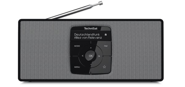 TechniSat DigitRadio 2 S - DAB+ radio - sort, hvit