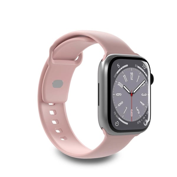 Puro ICON - Klokkestropp for smart armbåndsur - størrelse S/M og M/L - støvet rosa - for Apple Watch Hermès Series 12, Hermès Series 9, SE 3, Serie...