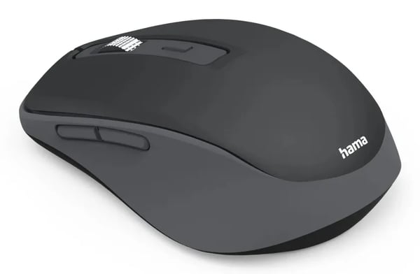 Hama WM-450, oikeakätinen, optinen, langaton RF + Bluetooth, 1600 dpi, musta