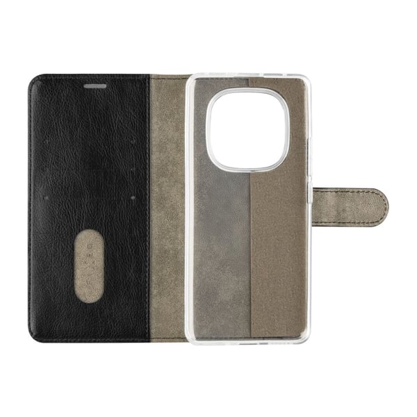 FIXED Opus - Vikbart fodral för mobiltelefon - konstläder - svart - för Xiaomi POCO X7; Xiaomi Redmi Note 14 Pro 5G