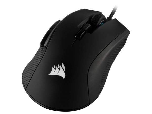 CORSAIR Gaming IRONCLAW RGB FPS/MOBA - Mus - optisk - 7 knapper - kablet - USB - svart