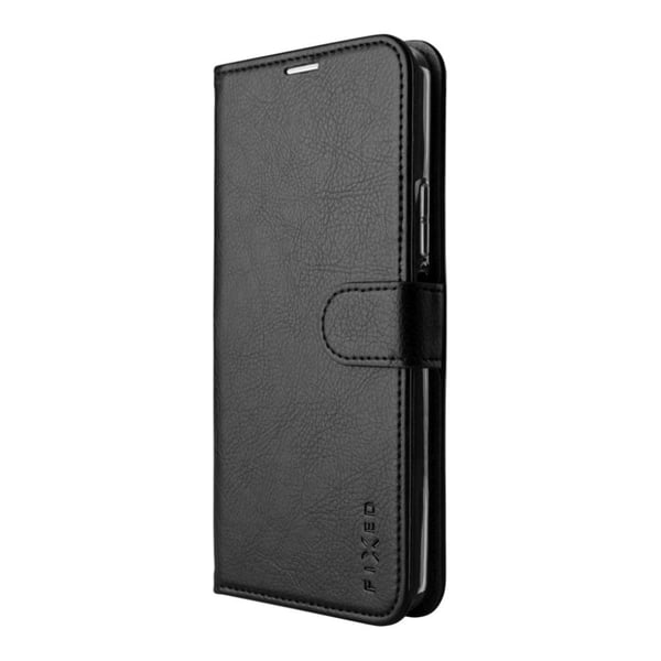 FIXED Opus - Vikbart fodral för mobiltelefon - konstläder - svart - för Xiaomi POCO X6 Pro