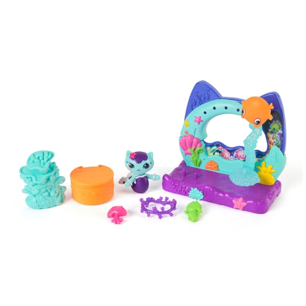 Spin Master Gabby's Dollhouse 6074163 lekesett Movie Balcony, Swing & Swim