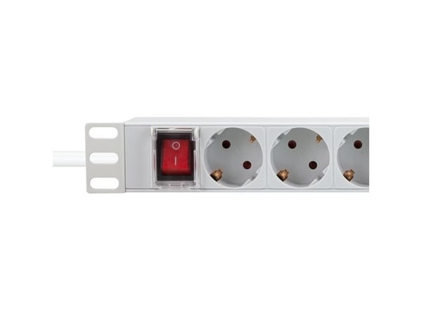 LogiLink PDU9C04, 9 AC-utganger, Type F, 230 V, 50 Hz, 16 A, 3600 W