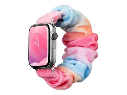 LAUT Pop Loop, Hihna, Älykello, Monivärinen, Vaaleanpunainen, Apple, Apple Watch Series 1-8 & SE & ULTRA, Ruostumaton teräs