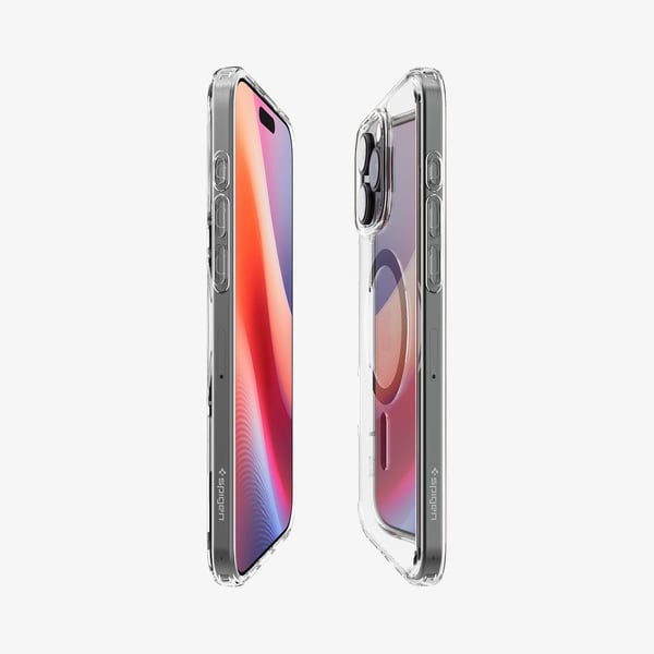 Spigen Ultra Hybrid (MagFit), Mobilskal, Apple, iPhone 16 Pro, 16 cm (6.3"), Transparent