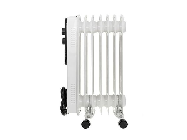 Adler AD 7815 oljefyllt element 1500 W 7 ribbor, vit