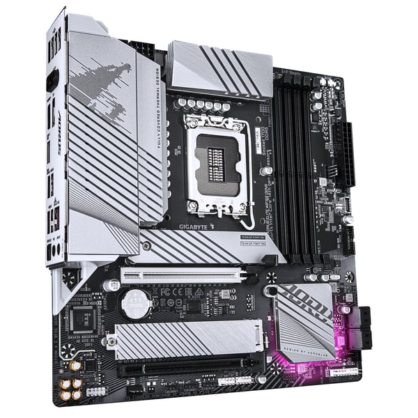 GIGABYTE B760M AORUS ELITE WIFI6E GEN5 emolevy LGA1700 micro ATX DDR5 valkoinen