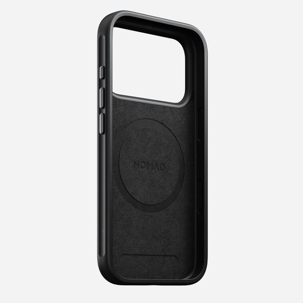 NOMAD Modern Leather Case - lærveske for iPhone 17 Pro kompatibel med MagSafe (engelsk tan-c)